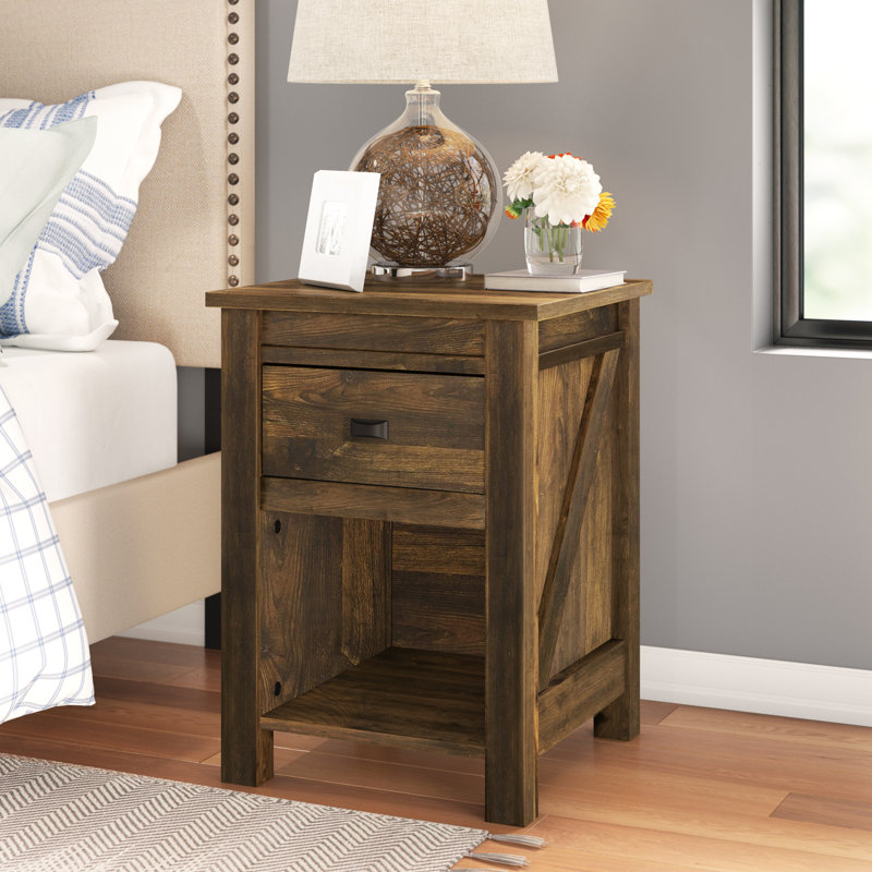 Three Posts™ Minchinhampton Manufactured Wood Nightstand & Reviews